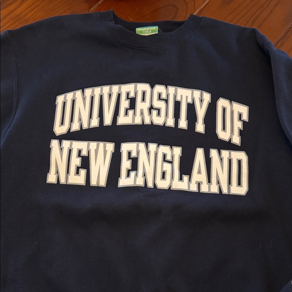 Champion Dark Blue Crewneck with University Print